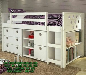 Model Tempat Tidur Anak Minimalis Putih