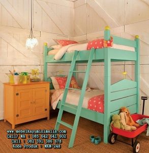 Set Tempat Tidur Tingkat Anak Perempuan