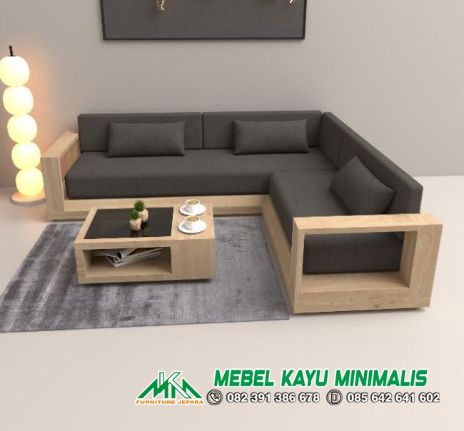 Kursi Sofa Tamu Sudut Minimalis Modern