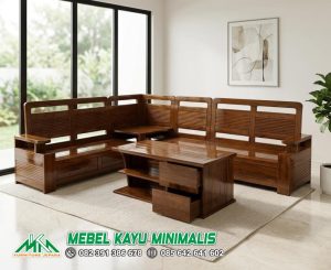 Kursi Ruang Tamu Model Sudut Minimalis