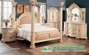 Tempat Tidur Mewah Ukiran Klasik